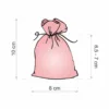 Organza bags 8 x 10 cm - dark blue Small bags