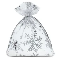 10 pcs Organza bags 8 x 10 cm - Christmas / 2 9 Organza bags 8 x 10 cm - Christmas / 2 Christmas bag