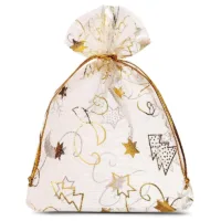 10 pcs Organza bags 8 x 10 cm - Christmas / 8 21 Organza bags 8 x 10 cm - Christmas / 8 Christmas bag