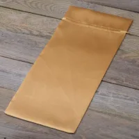 Satin bag 16 x 37 cm - gold Lifehacks – clever ideas