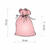 Satin bags 8 x 10 cm - gold Women's Day