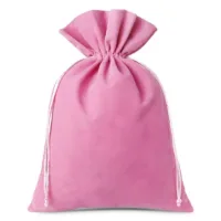3 pcs Large Velvet pouches 26 x 35 cm - light pink 36 Velvet pouches 26 x 35 cm - light pink Velour bags