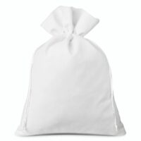 Velvet pouches 26 x 35 cm - white Velour bags