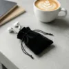 Velvet pouches for earphones