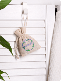 Scented sachets for hotels