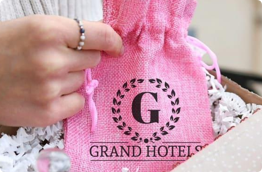 Printed hotel bag