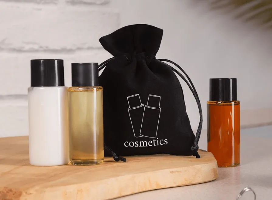 Personalised pouches, textile packaging for your company 3 Packaging with company logo print - fabric bags with logo