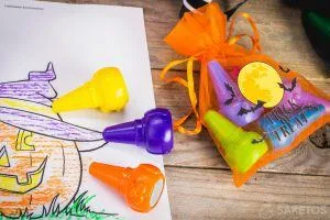 Halloween pouches for candy and other sweets 8 Decorative Halloween bags will work well as part of room decoration.