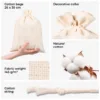 Close-up of fabric structure - cotton bags 145gsm