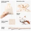 Natural cotton bags - eco-friendly material and weave