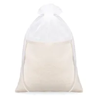 Cotton and Organza Gift Bags 15x20 cm - Set of 10 - Effortless Simplicity That Stands Out 17