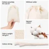 Craftsmanship details and weight - eco cotton bags