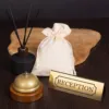 Decorative cotton pouches for home fragrance and hotel accessories