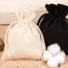 Cotton pouches for gift wrapping - versatile packaging for cosmetics and accessories