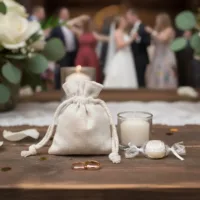 Linen Bags as packaging for wedding favours and special occasion gifts