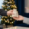 Linen Bags as packaging for small Christmas gifts