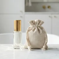 Linen Bags used as packaging for perfume and small accessories