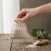 Linen Bags as packaging for bath salts