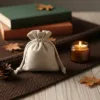 Linen Bags used as packaging for candles and small gifts