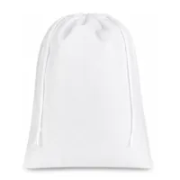 10 white nonwoven fabric bags 35 x 45 cm with drawstring 33
